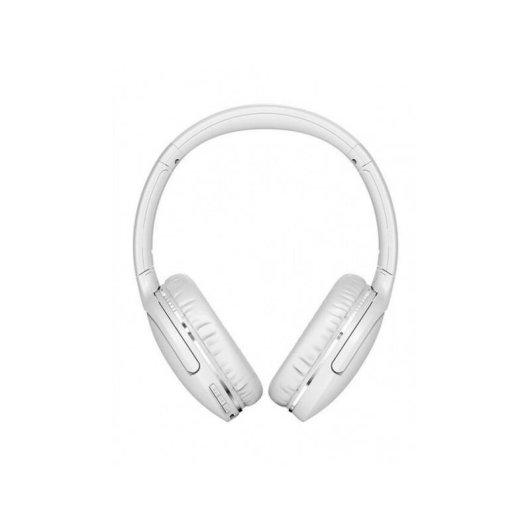 Auriculares Baseus Encok D02 Pro inalámbricos Bluetooth 5.3 con cable, cancelación de ruido, blancos