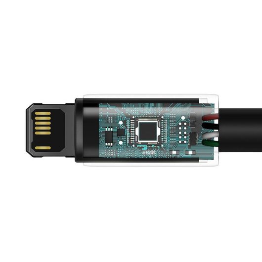 Cable USB a Lightning Baseus CALWJ-A01 2 m Negro