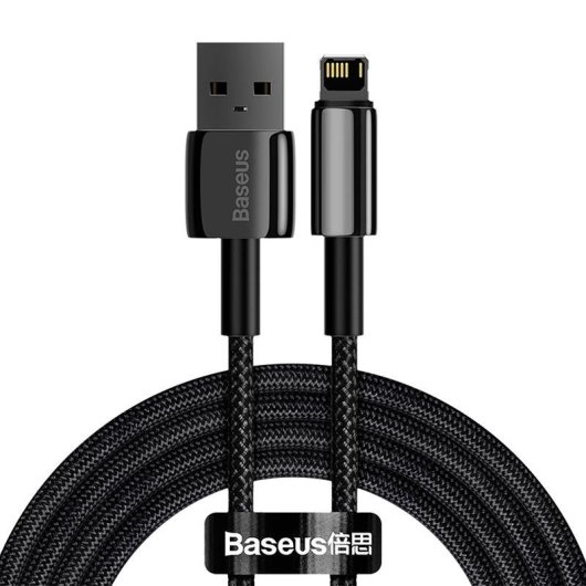 Cable USB a Lightning Baseus CALWJ-A01 2 m Negro