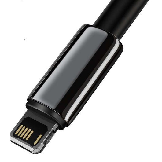 Cable USB a Lightning Baseus Tungsten 1 m Negro