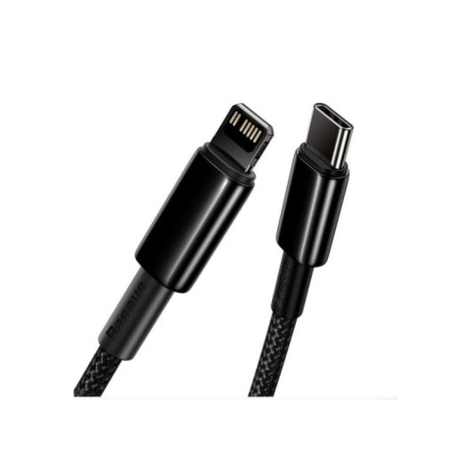 Cable USB a Lightning Baseus Tungsten 1 m Negro