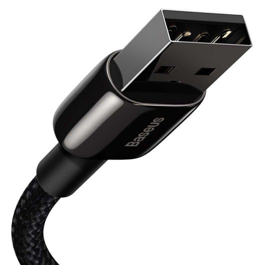 Cable USB a Lightning Baseus Tungsten 1 m Negro