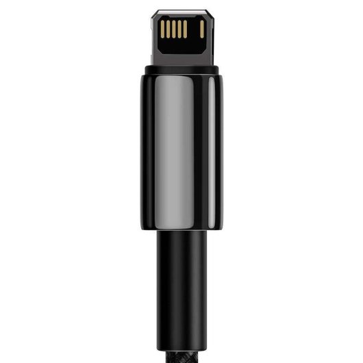 Cable USB a Lightning Baseus Tungsten 1 m Negro