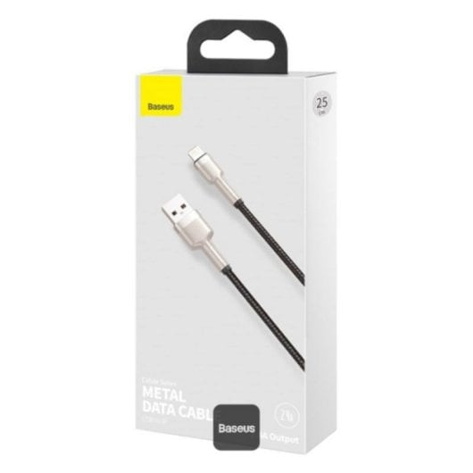 USB-zu-Lightning-Kabel Baseus CALJK-01 20 W Schwarz 0,25 m