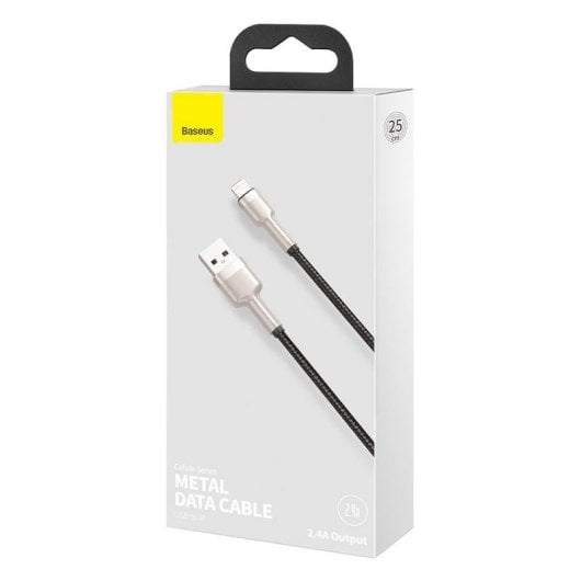 USB-zu-Lightning-Kabel Baseus CALJK-01 20 W Schwarz 0,25 m