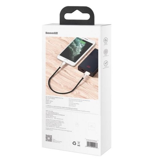 USB-zu-Lightning-Kabel Baseus CALJK-01 20 W Schwarz 0,25 m