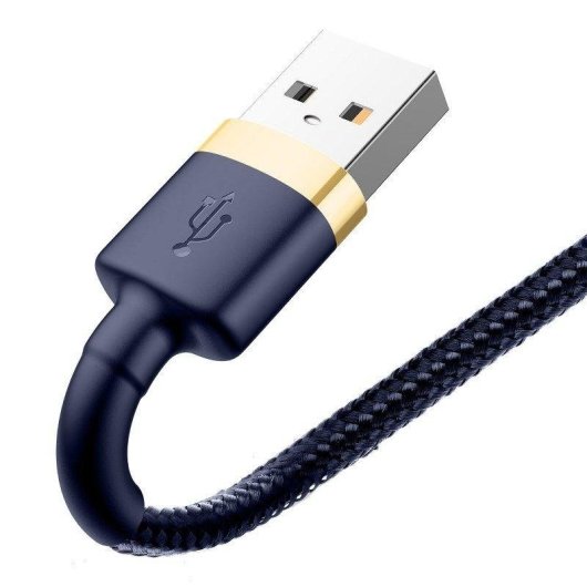 Cavo USB Baseus Cafule per Lightning 2 m Blu e Oro