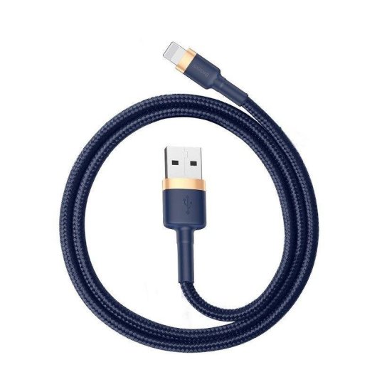 Cavo USB Baseus Cafule per Lightning 2 m Blu e Oro