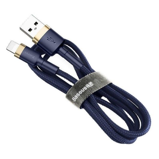 Cavo USB Baseus Cafule per Lightning 2 m Blu e Oro