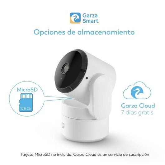Alarma Garza Sistema Inteligente Wi-Fi Sensor Movimiento Interior 360º Cámara