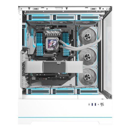 Carcasa darkFlash DY451L Pro ATX Torre Blanca RGB