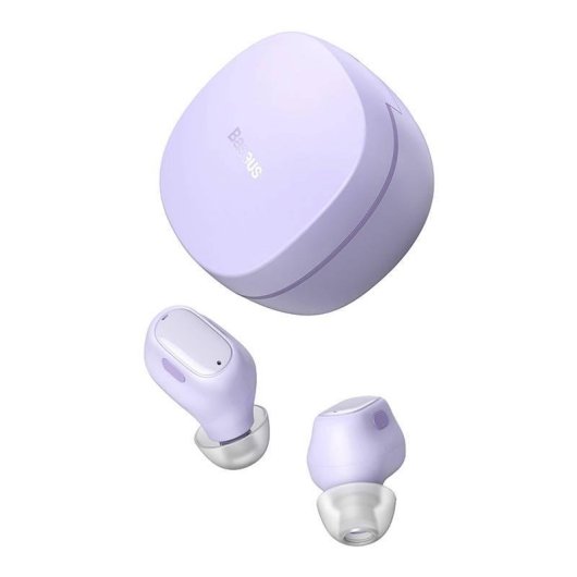 Auriculares Baseus Bowie WM01 sans fil Bluetooth 5.3 pour appels et musique violet