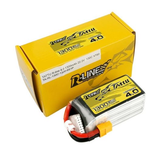 Batería Tattu R-Line 4.0 1300mAh 22.2V 6S1P XT60 para drones