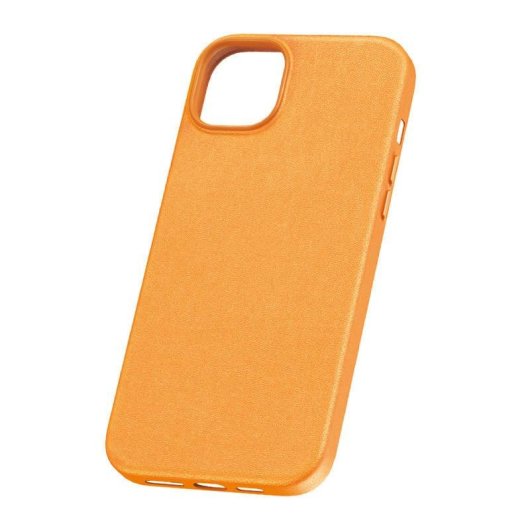 Funda para móvil Baseus Fauxther Cover PU cuir orange pour iPhone 15 Plus
