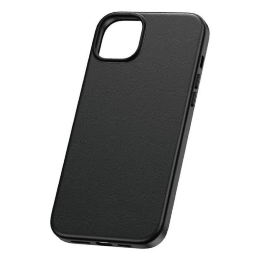 Funda Baseus Fauxther PU cuir noire fine et résistante pour iPhone 15 Pro Max