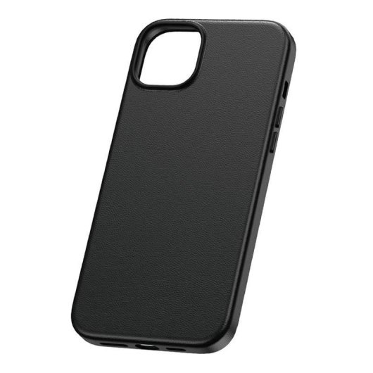 Funda Baseus Fauxther PU cuir noire fine et résistante pour iPhone 15 Pro Max