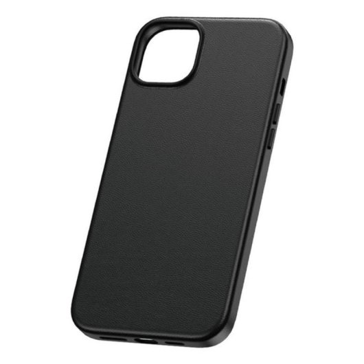Funda para móvil Baseus Fauxther Cover PU cuir Noir pour iPhone 15 Plus