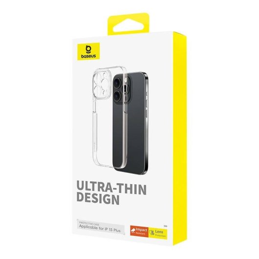 Funda pour mobile Baseus OS-Lucent Cover Policarbonate Transparent pour iPhone 15 Plus