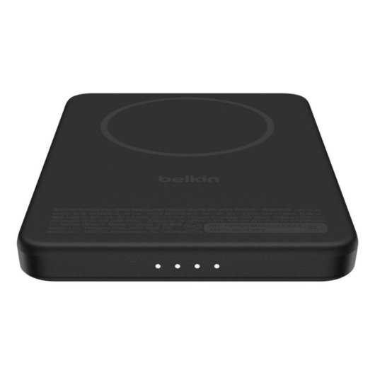 Batería Externa Belkin BPD011hqBK 5000 mAh Cargador Inalámbrico 20 W Negro