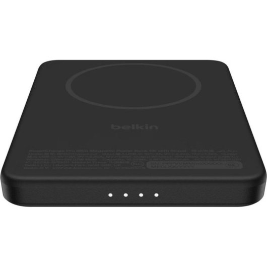 Batería Externa Belkin BPD011hqBK 5000 mAh Cargador Inalámbrico 20 W Negro
