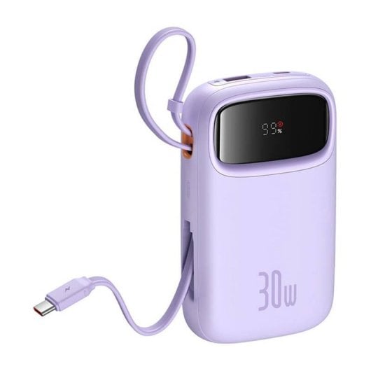 Powerbank Baseus QPow 2 10000 mAh 30W Lila
