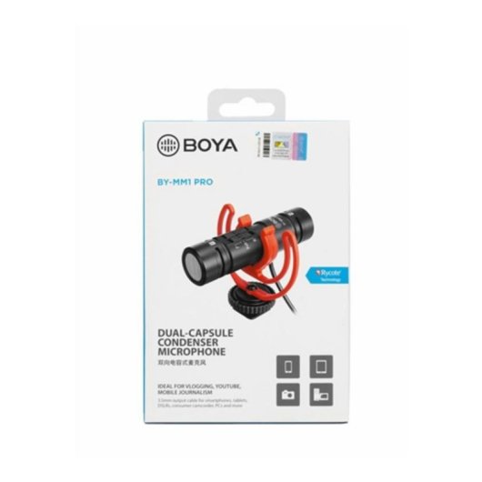 Microphone BOYA BY-MM1 PRO filaire supercardioïde double capsule antivibration