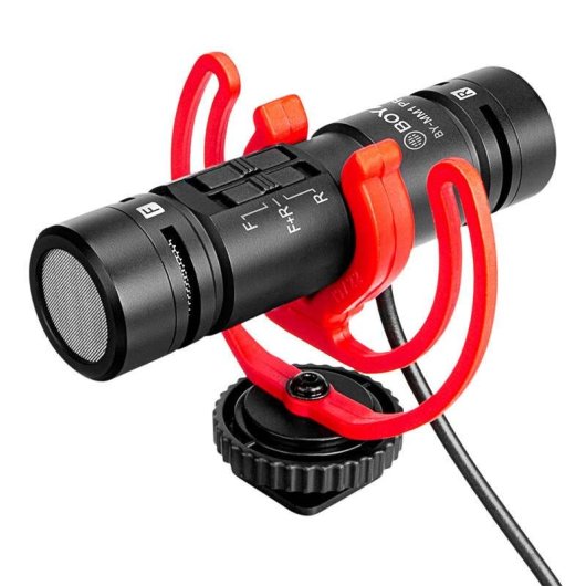 Microphone BOYA BY-MM1 PRO filaire supercardioïde double capsule antivibration