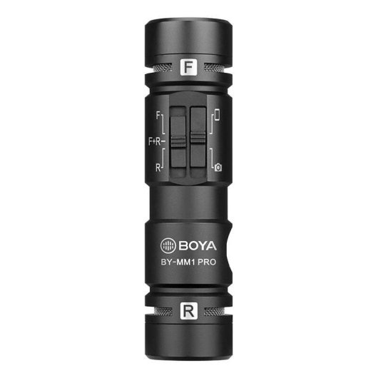 Microphone BOYA BY-MM1 PRO filaire supercardioïde double capsule antivibration