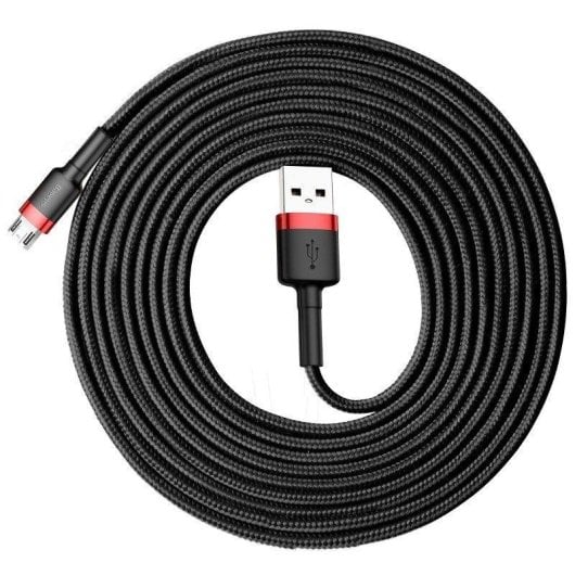 Cable USB Baseus Cafule 3 m USB A a Micro-USB A USB 2.0 Negro