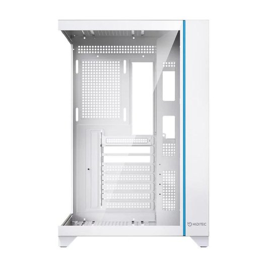 Carcasa PC Hiditec H3 PRO Midi Tower ATX Vidrio Templado Blanco Transparente