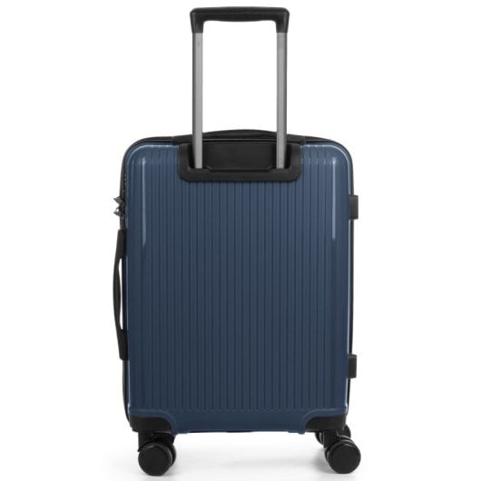 Dam Juego De 3 Maletas Trolley, En Material Ligero Pp Resistente A La Rotura. Cerradura Tsa Numérica, 4 Ruedas Dobles Giratorias 360°. 50x28x74,5 Cm. Color: Azul Marino