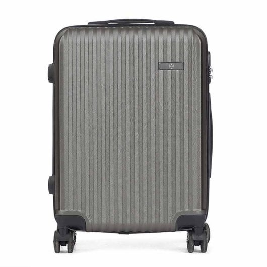 Kabinenkoffer Dam ABS leicht robust 23x38x57 cm dunkelgrau