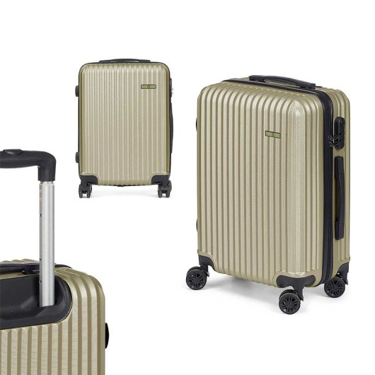 Mala Trolley Cabine DAM ABS Leve Resistente Verde 23x38x57 cm