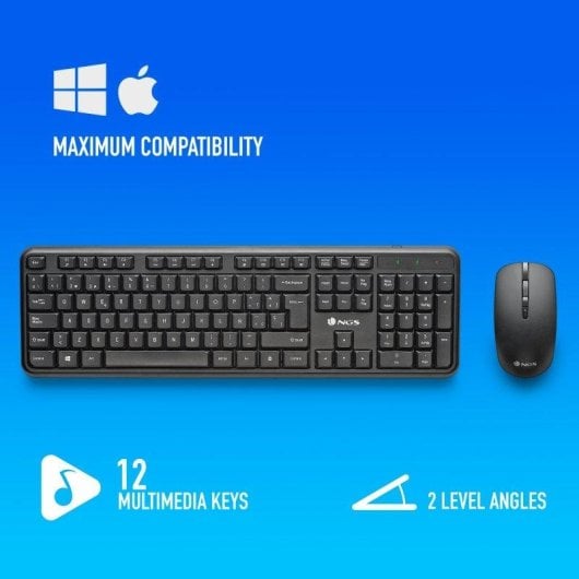 Teclado NGS Magnético compacto con diseño ergonómico y retroiluminación RGB