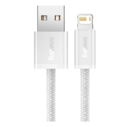 Cavo USB Lightning Baseus CALD000502 2 m 2,4 A Bianco