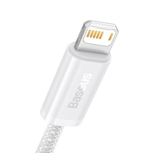 Cavo USB Lightning Baseus CALD000502 2 m 2,4 A Bianco