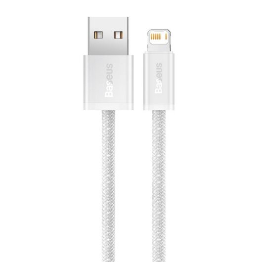 Cavo USB Lightning Baseus CALD000502 2 m 2,4 A Bianco