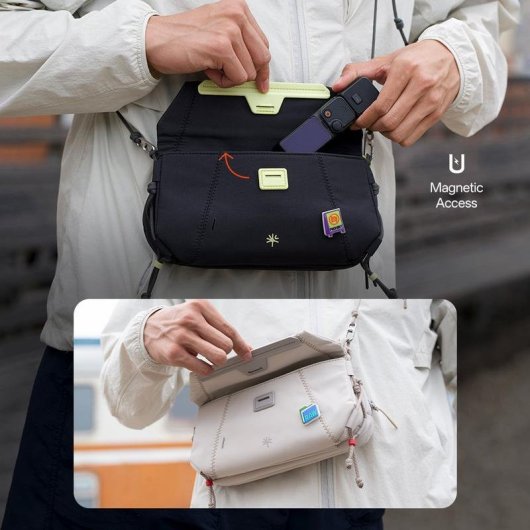 Bolsa de Hombro PGYTECH OneGo Pocket Sling Negro Poliéster