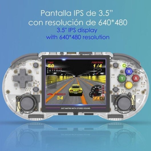 Dam Electronics RG353PS Retro Portátil RK3566 Quad-Core 128GB WiFi Negra