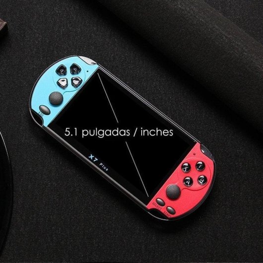 Dam Electronics X7 Retro Portátil 5.1" RK3326 8GB Juegos Clásicos Negro