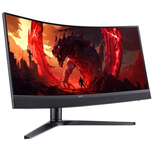 Monitor Acer Nitro XZ0 XZ340CURX 34" Wide Quad HD 200Hz LCD Curvo FreeSync Altura Ajustable