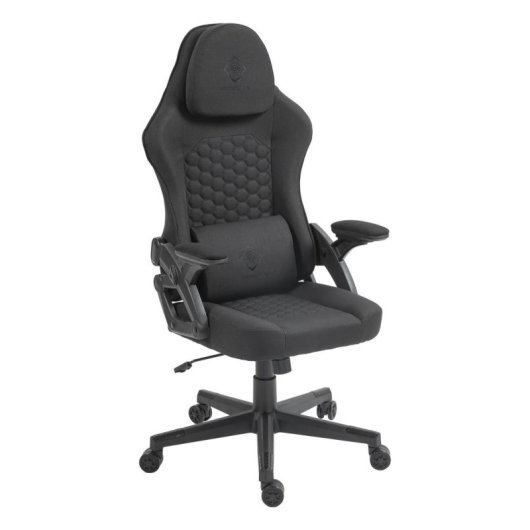 Mesa Gaming Deltaco Gaming 83 cm Acero y MDF Ruedas y 14 kg