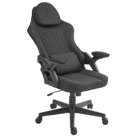 Mesa Gaming Deltaco Gaming 83 cm Acero y MDF Ruedas y 14 kg