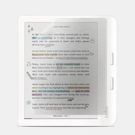 Protector de Pantalla Paper Feel doodroo para Kobo Libra 2 - 2 Unidades