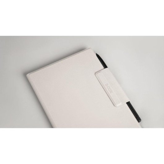 Cover Magnetica di Lusso per Boox Tab Mini C - Bianco (Grigio Legno) - Con Funzione Attivazione/Disattivazione