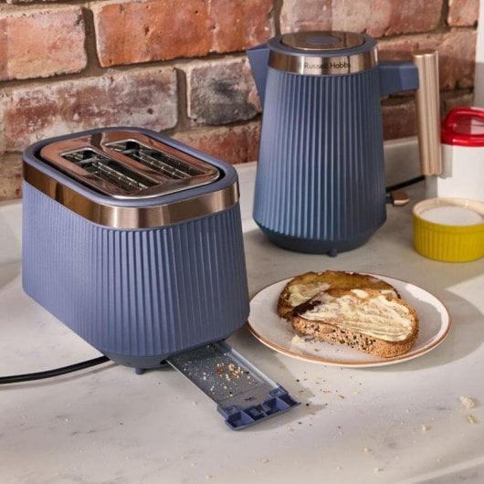 Tostadora Russell Hobbs Brontë 2 rebanadas Azul 980 W