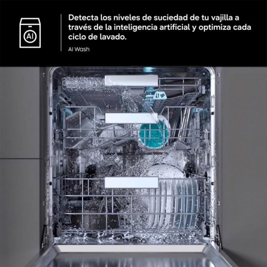 Lavavajillas Samsung DW80H73YBFFU1 14 Cubiertos B con WiFi y AI Wash