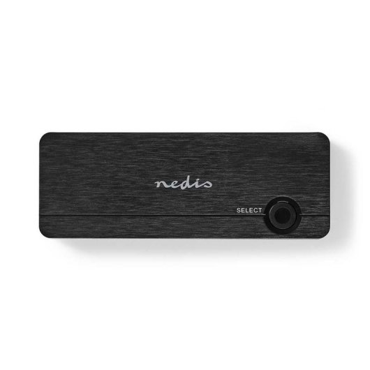 Conmutador KVM Nedis VCON6430AT USB-C HDMI 4K 60Hz 3 Puertos