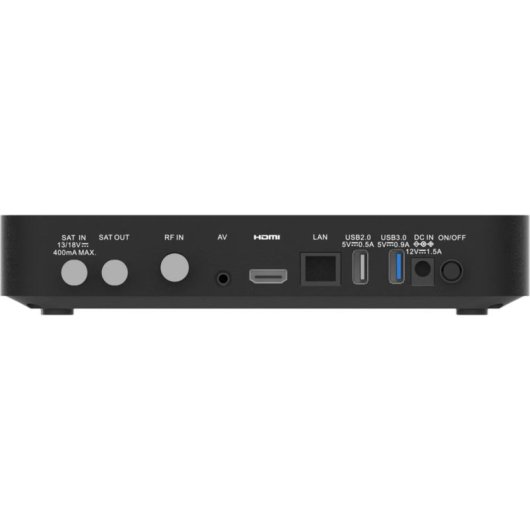 Descodificador Digiquest AX3_tivusat Combo 4K Ultra HD DVB-S2/DVB-T2