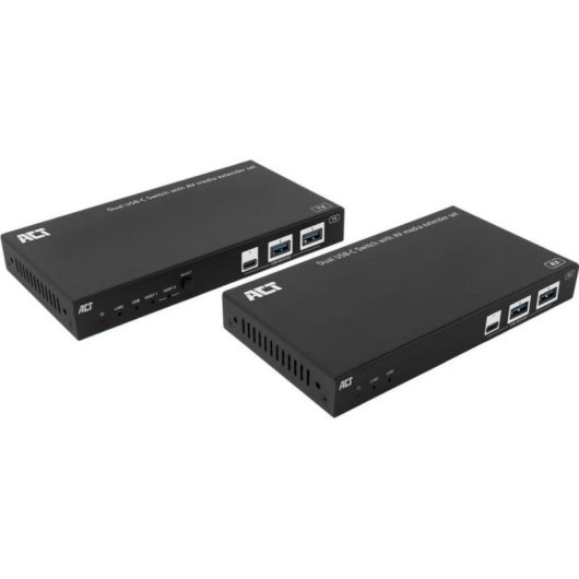 Set Extensor AV USB-C HDBaseT ACT AC7110 4K 100 metros